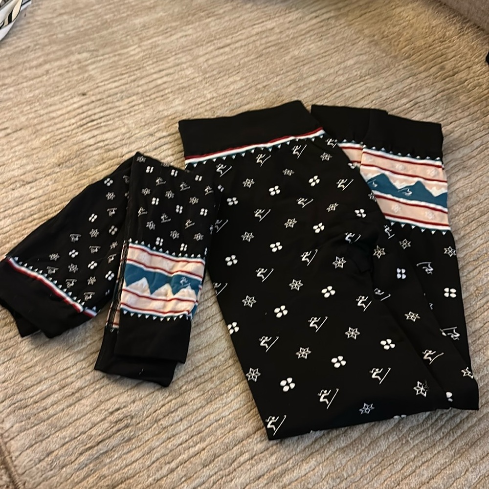Sweaty Betty leggings with matching kiddo leggings!